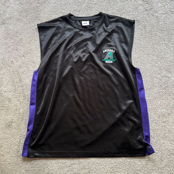 Vintage Arizona Diamondbacks Sleeveless Shirt Made in the USA Size XXL - Picture 1 of 5